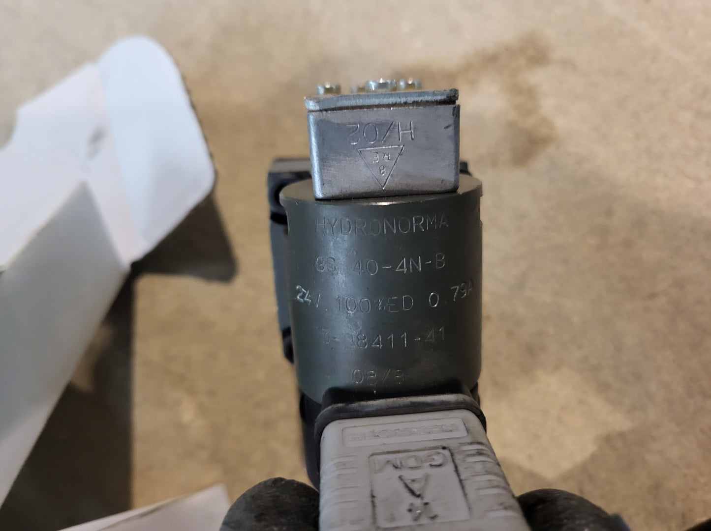 GS40-4N-B, hidraulika mágnesszelep, Hydronorma, Rexroth (RN 176.30)