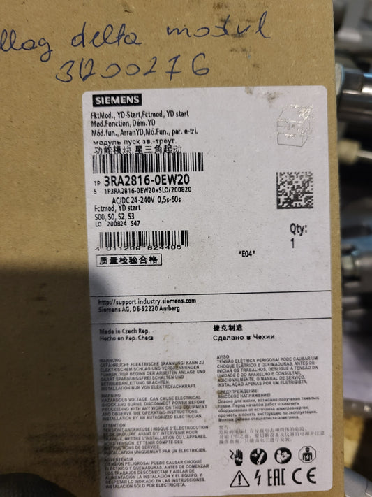 3RA2816-0EW20, csillag-delta modul, Siemens