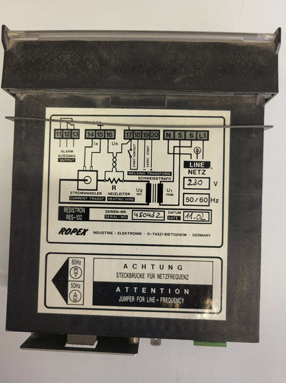 RES-102, Resistron, Ropex, Thermostat