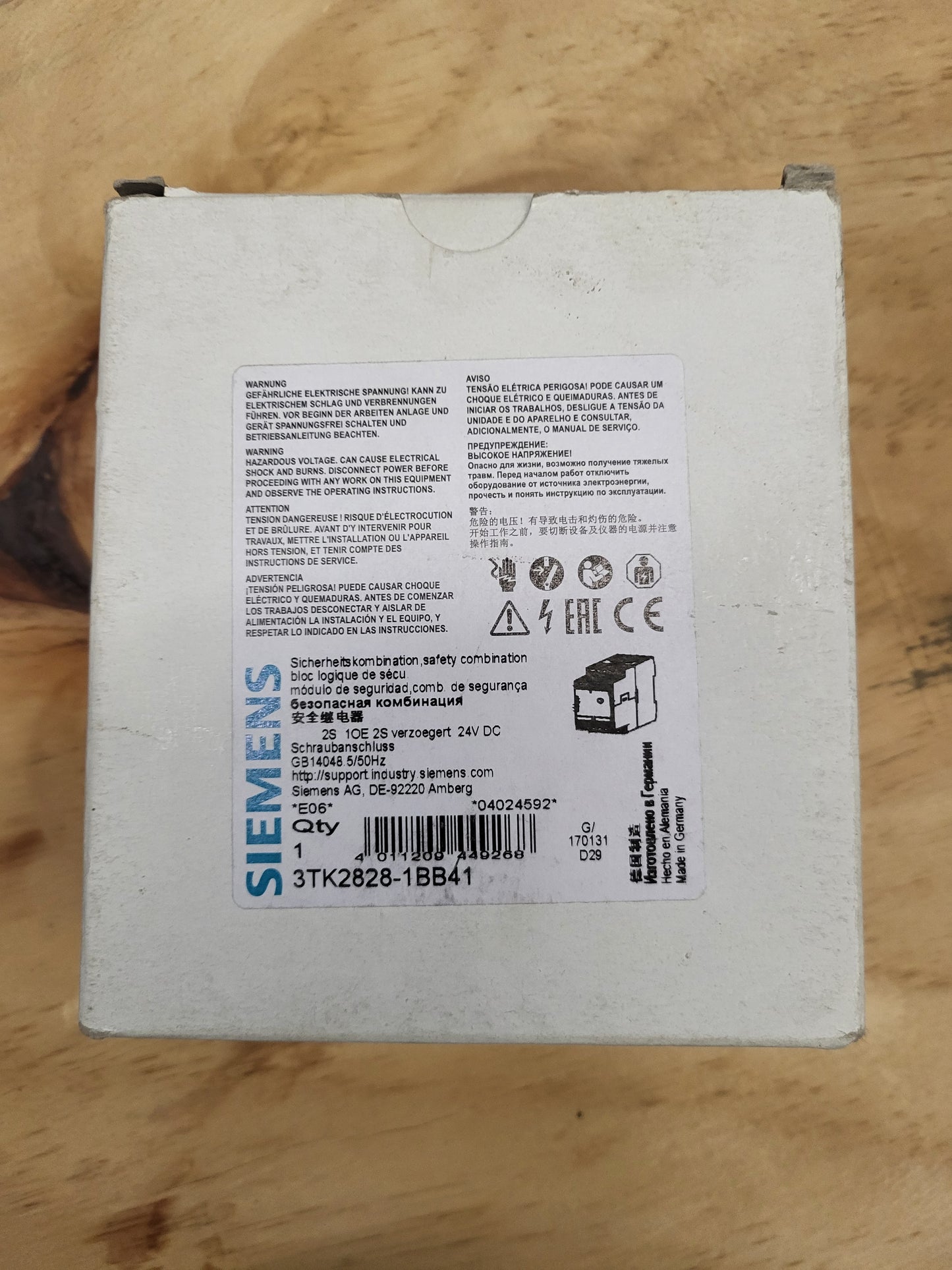 3TK2828-1BB41, Siemens, Sirius, 24VDC, biztonsági relé