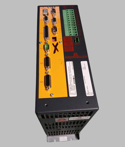 BUM60-1224-54-B-001 servo power supply (AC-inverter) 12A + control board BUM60-VC-0A-0001, Baumüller