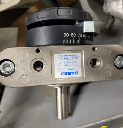 DSR-32-180-P, rotary, double-acting, single-axis, quarter-turn actuator, pneumatic, Festo