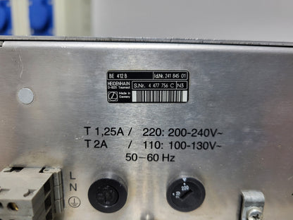 24184501, BE412B, 12-Zoll-CRT-Monochrommonitor, Heidenhain