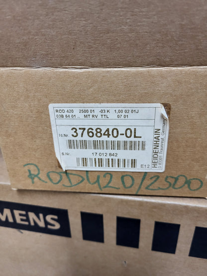 376840-0L, ROD420 2500 01, Heidenhain, inkrementális forgó jeladó