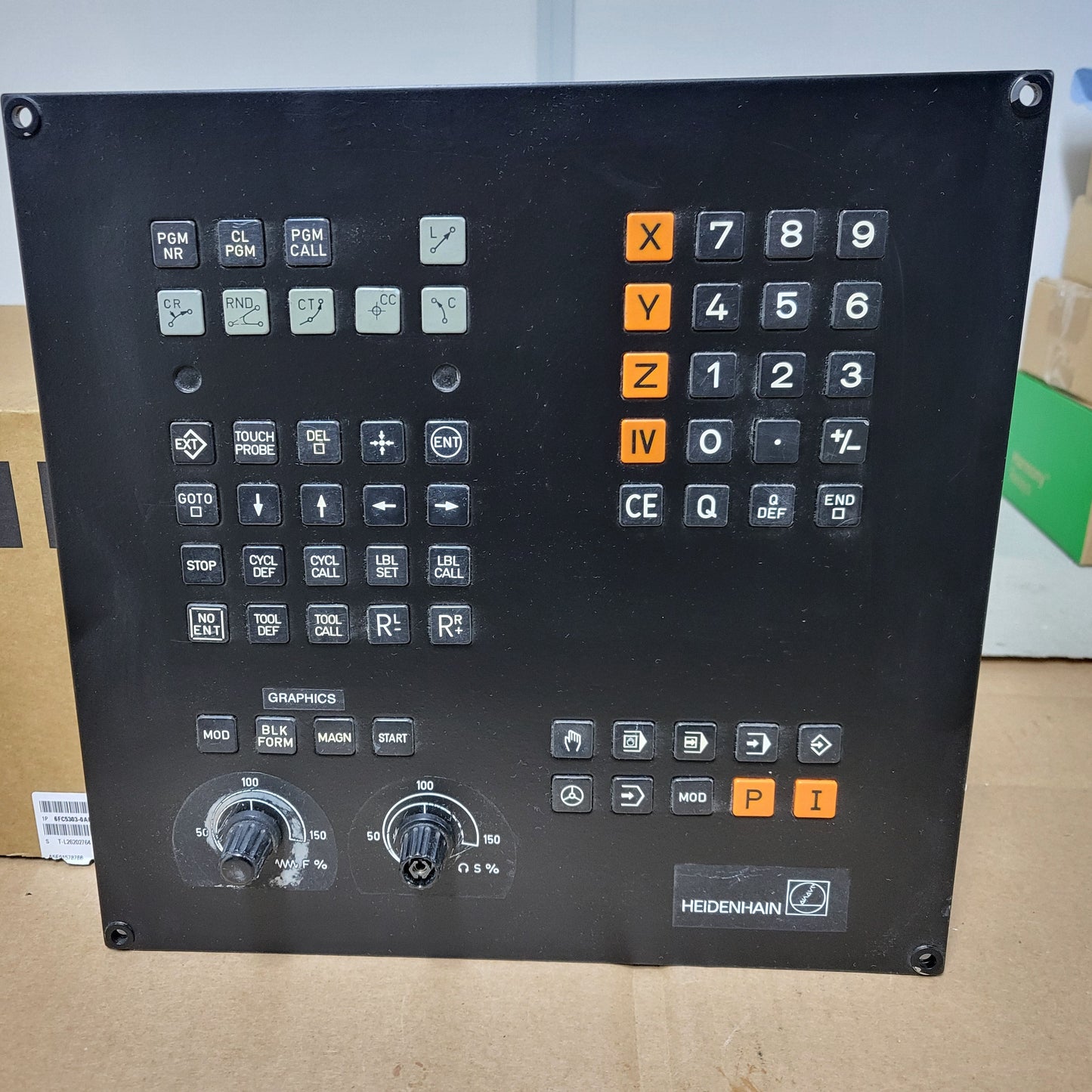 255015-02, TE355A, operátor panel, Heidenhain