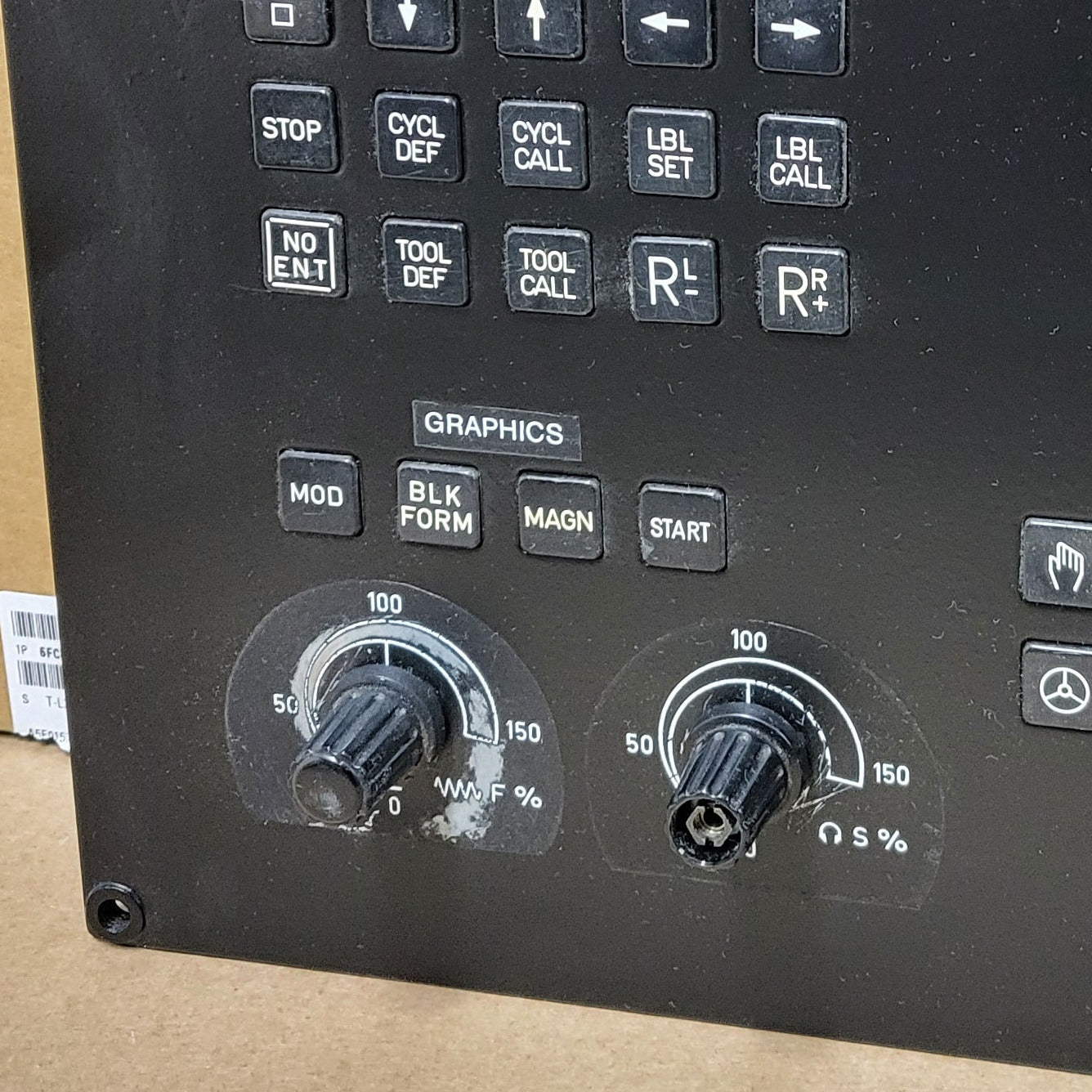 255015-02, TE355A, operátor panel, Heidenhain