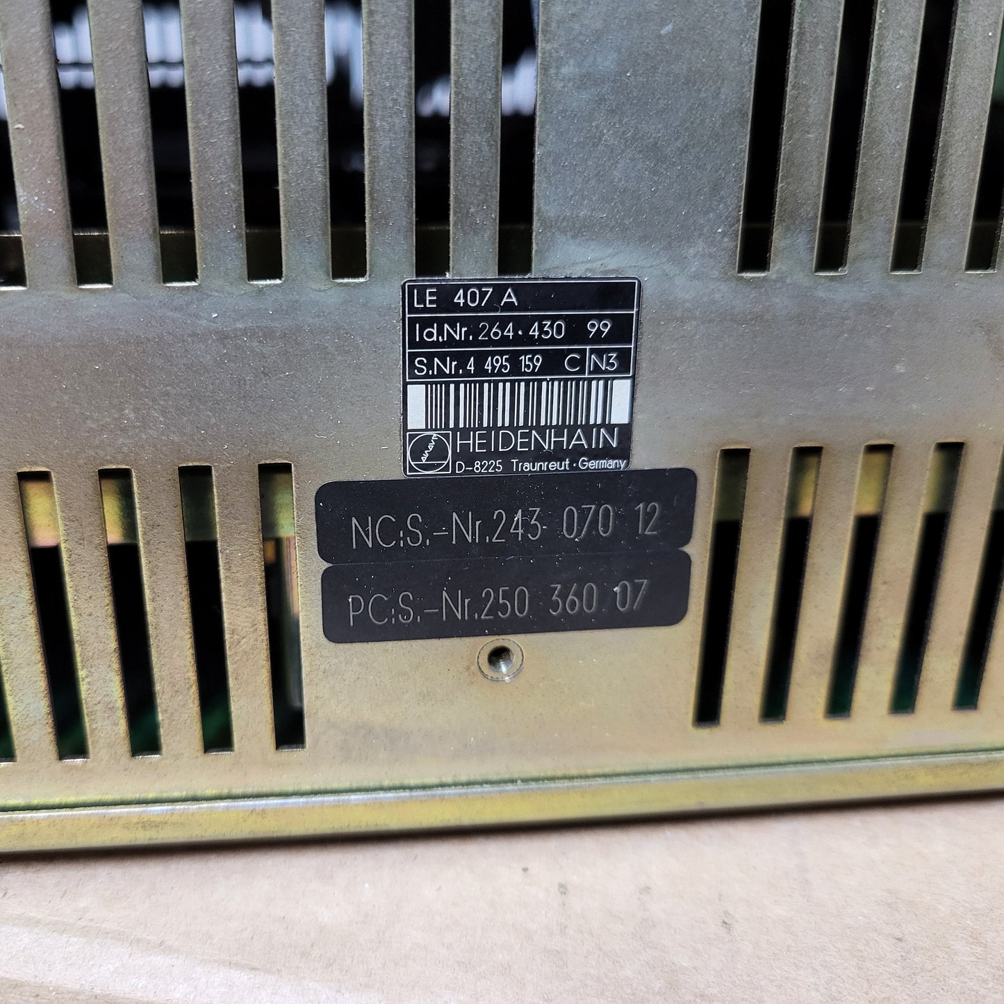 25036007, LE407A, Logikeinheit/Controller, Heidenhain