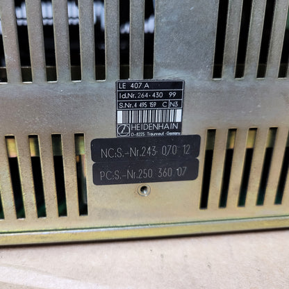 25036007, LE407A, Logikeinheit/Controller, Heidenhain