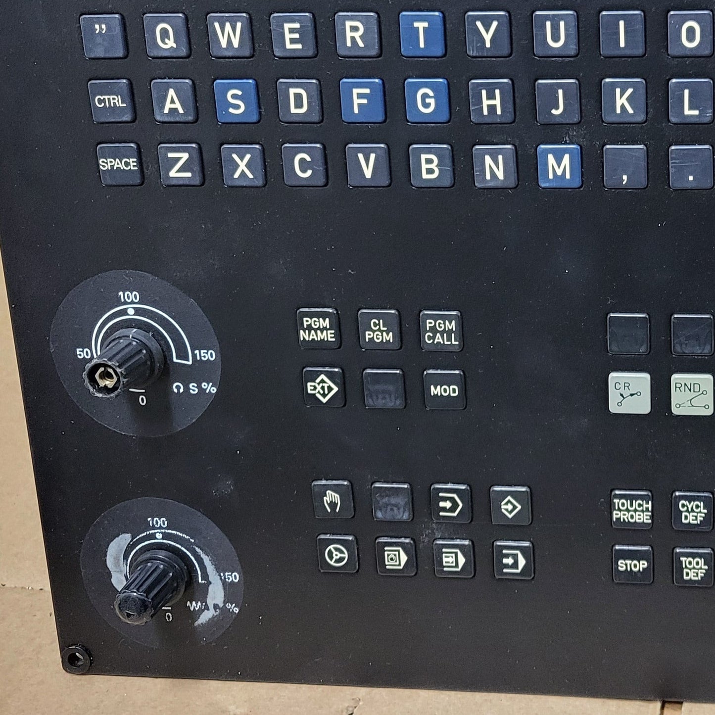 25051701, TE400, nyomógombpanel, kezelőpanel, tasztatúra, Heidenhain