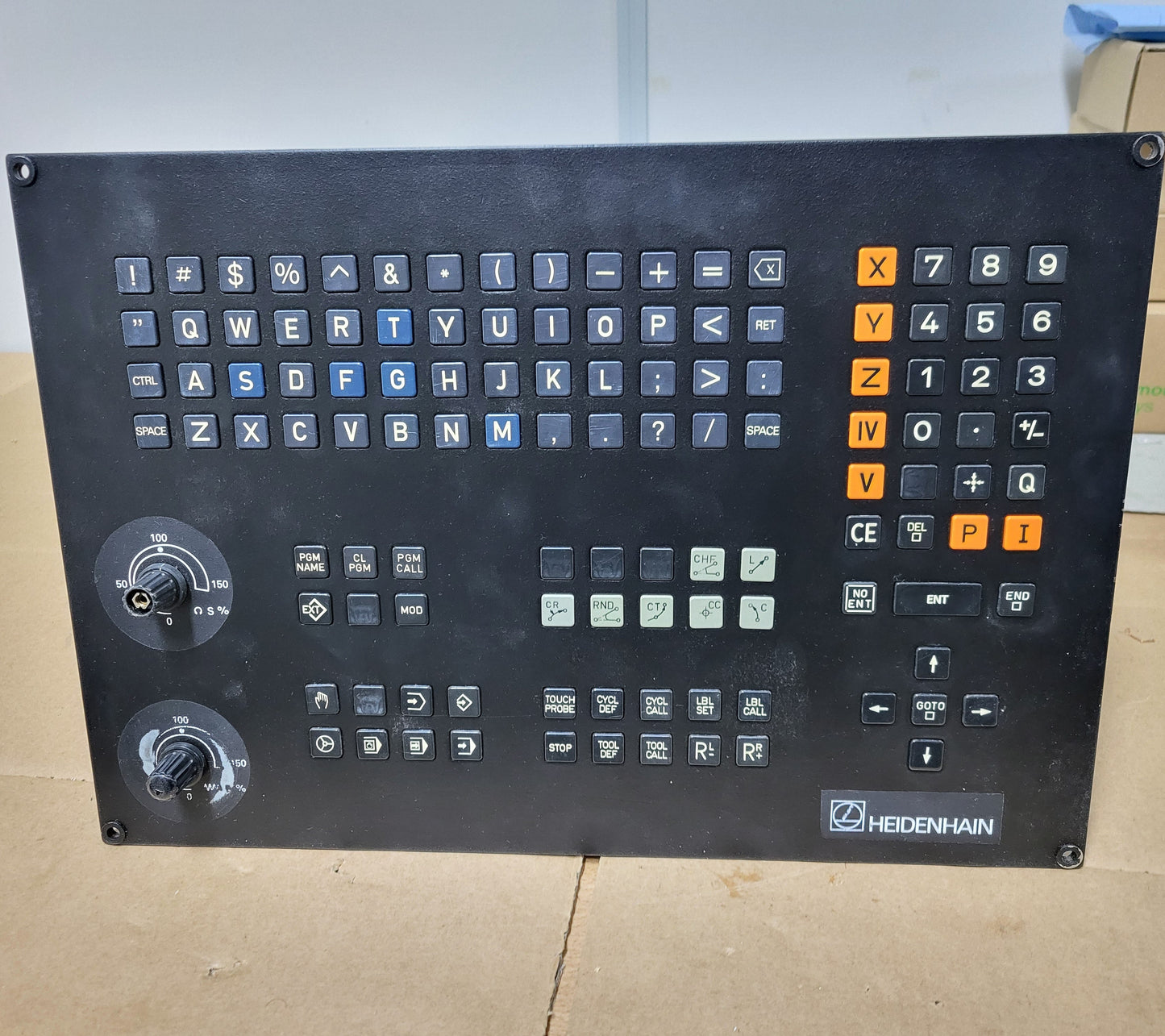 25051701, TE400, nyomógombpanel, kezelőpanel, tasztatúra, Heidenhain