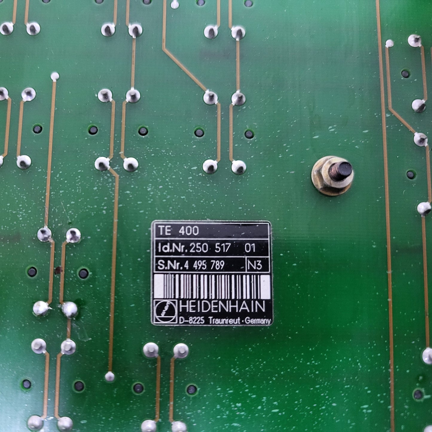 25051701, TE400, nyomógombpanel, kezelőpanel, tasztatúra, Heidenhain