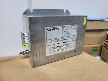 B84143-B16-R, RFI filter module, 3x16A, Siemens