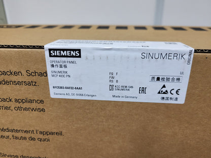 6FC5303-0AF22-0AA1, control pushbutton panel, Sinumerik