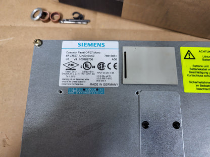6AV3627-1JK00-0AX0, OP27 Mono (monokróm) panel, Simatic, Siemens