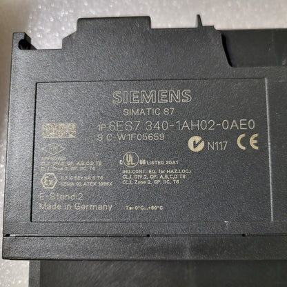 6ES7340-1AH02-0AE0, kommunikációs processzor RS232C interfésszel, SIMATIC, SIEMENS
