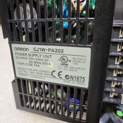 CJ1W-PA202, power supply, Omron