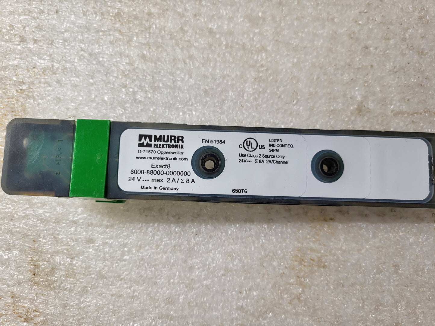D-71570, 8000-88000-0000000, EXACT8 distribution block, Murrelektronik