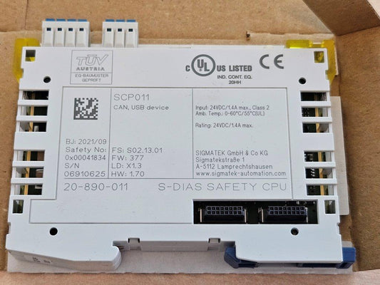 20-003-021, VI021, Sigmatek power supply and connector board, Varan