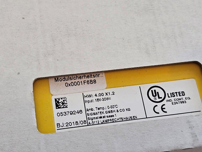 12-892-081, CSTO081, Sigmatek, biztonsági, digitális kimeneti modul
