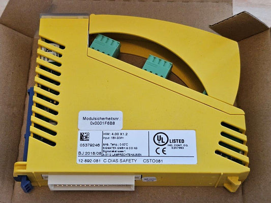 12-892-081, CSTO081, Sigmatek, biztonsági, digitális kimeneti modul