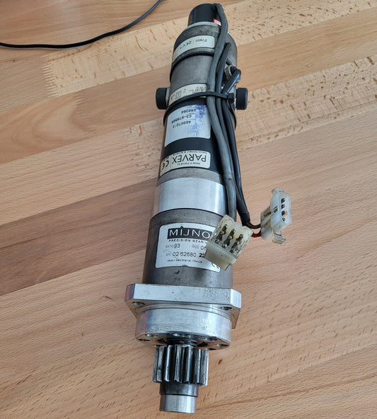 RX120LR1207 Parvex brand, DC servo motor (+ Mijno gear), 0.285Nm