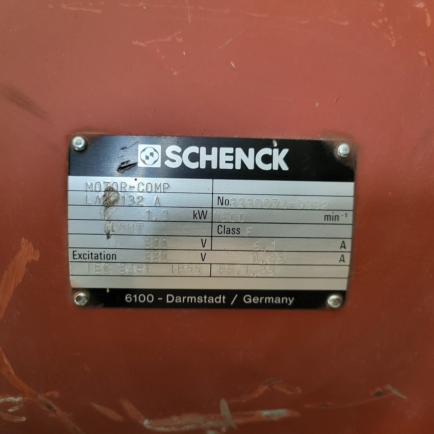 LAM132A, Schenck, 1.3kW motor