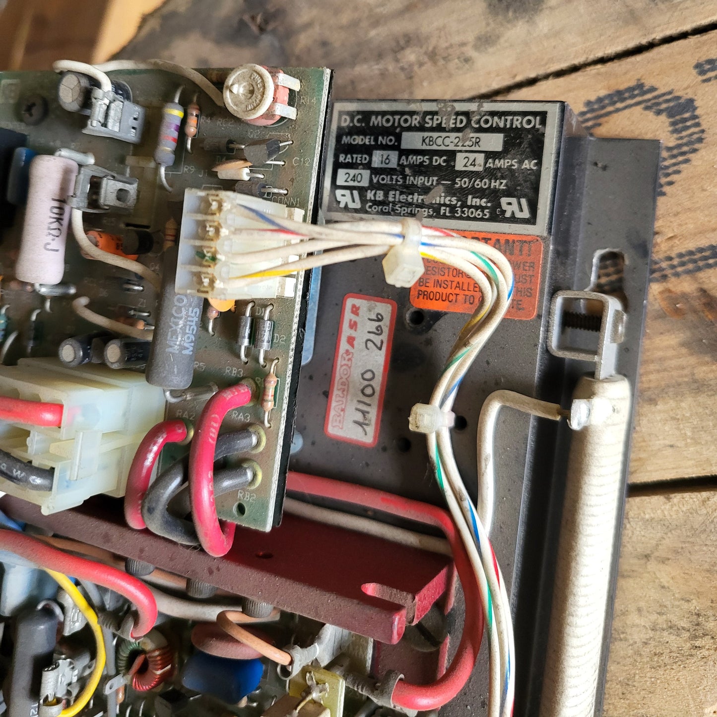 KBCC-225R, DC motor drive, speed controller, KB Electronics