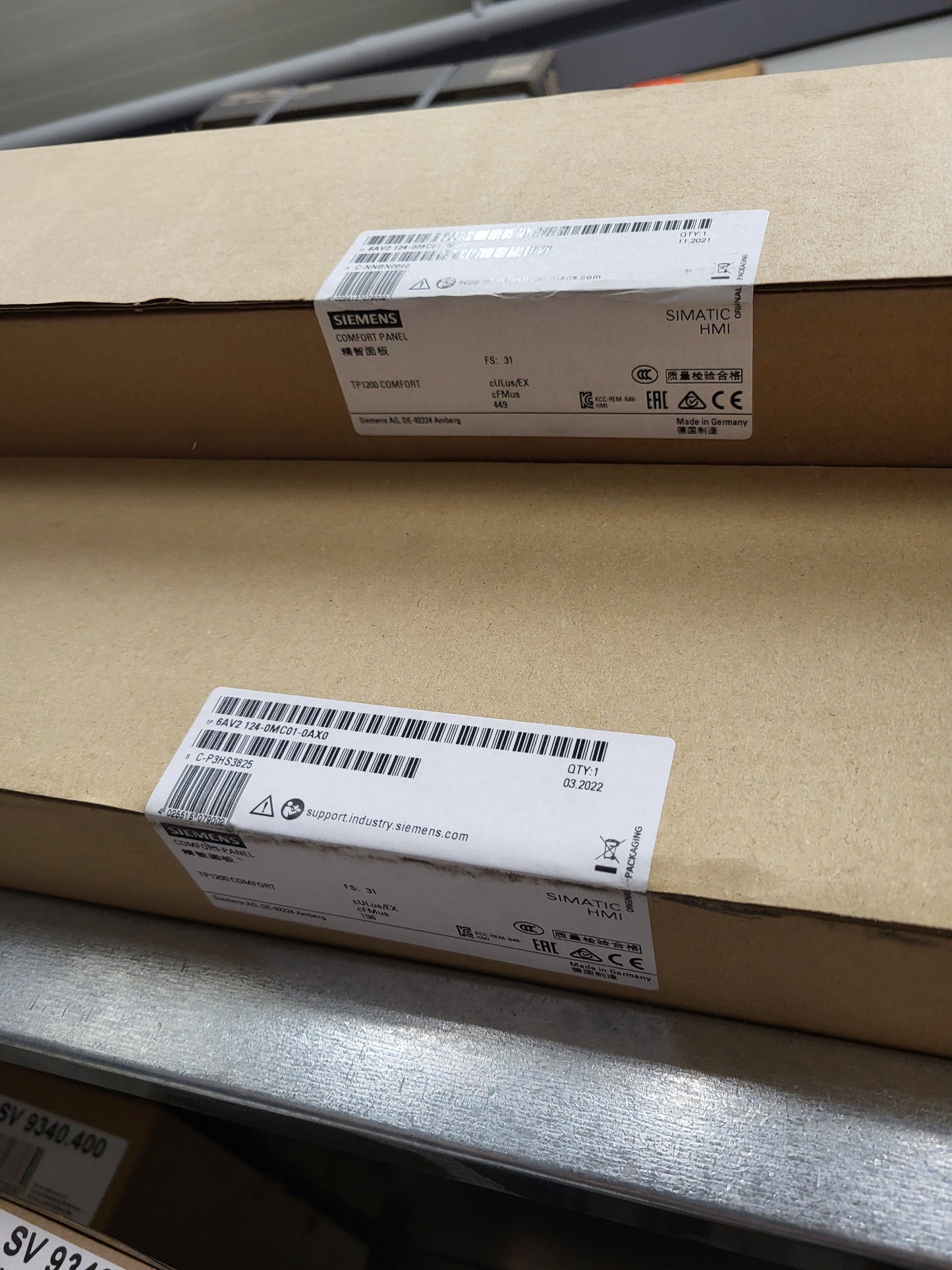 6AV2124-0MC01-0AX0, SIMATIC HMI TP1200 Comfort Panel