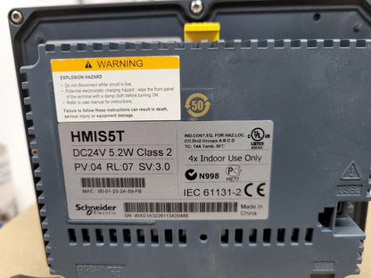 HMIS85 Magelis kijelző + HMIS5T, Harmony STU (hátlapi) modul, Schneider