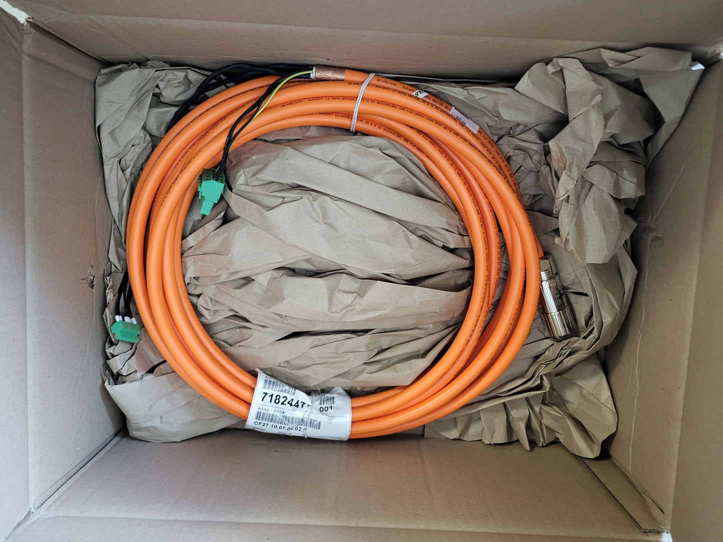 IKG4017, Igus Hochstrom-Motorleitung, für Servomotor, 9m