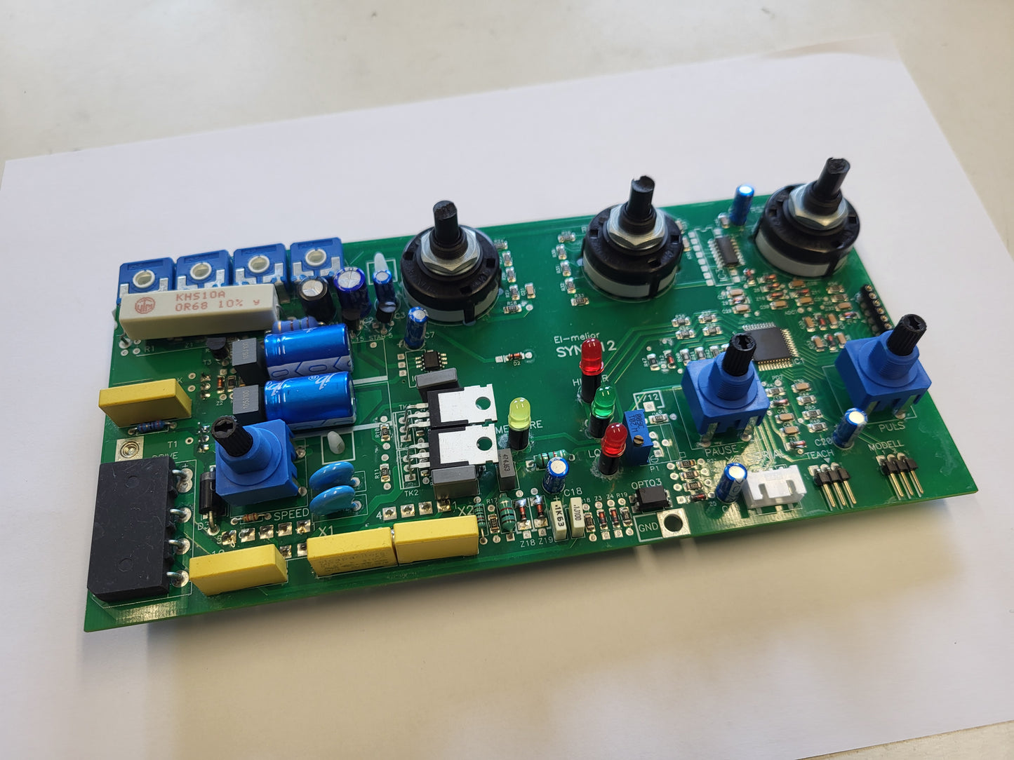 SYN1.12, SYNERG vezérlőelektronika MM SYNERG típusú hegesztőgépekhez
