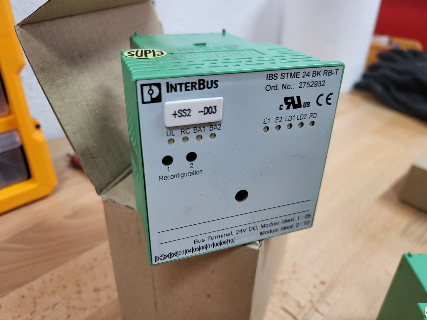 IBS STME 24BK RB-T, Interbus, bus-terminál modul, Phoenix Contact