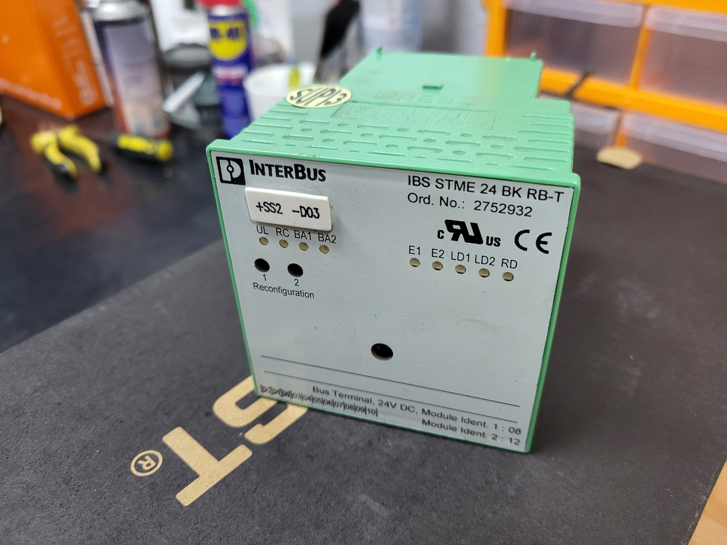 IBS STME 24BK RB-T, Interbus, bus-terminál modul, Phoenix Contact