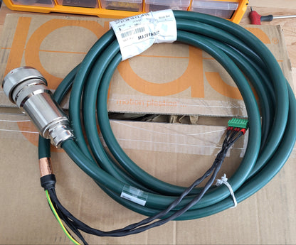 MAT9190007, Igus, szerelt, szervo motor tápkábel (IKG4067, Bosch Rexroth)