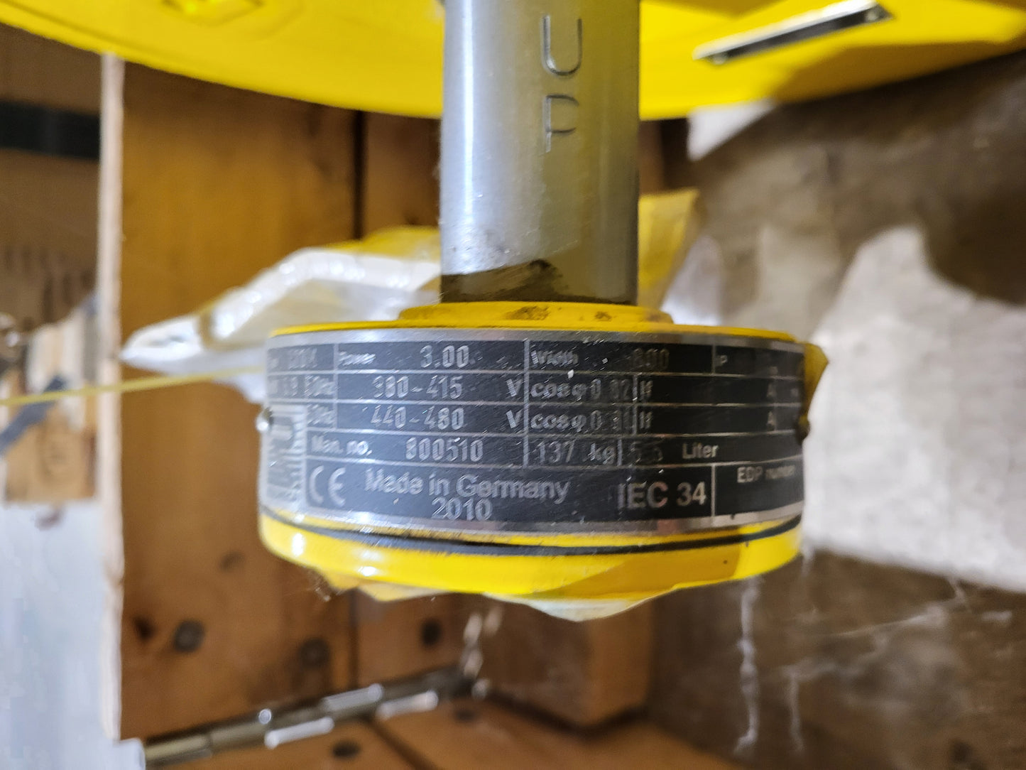 320M, dobmotor, 3kW, Rulmeca