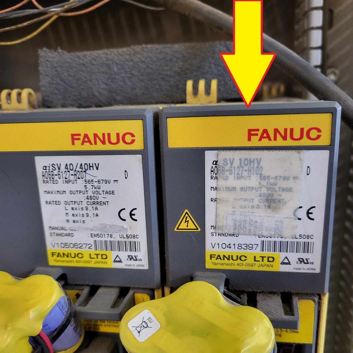 A06B-6127-H102, SV 10HV, szervoerősítő modul 1.1kW / 3.1A , Fanuc