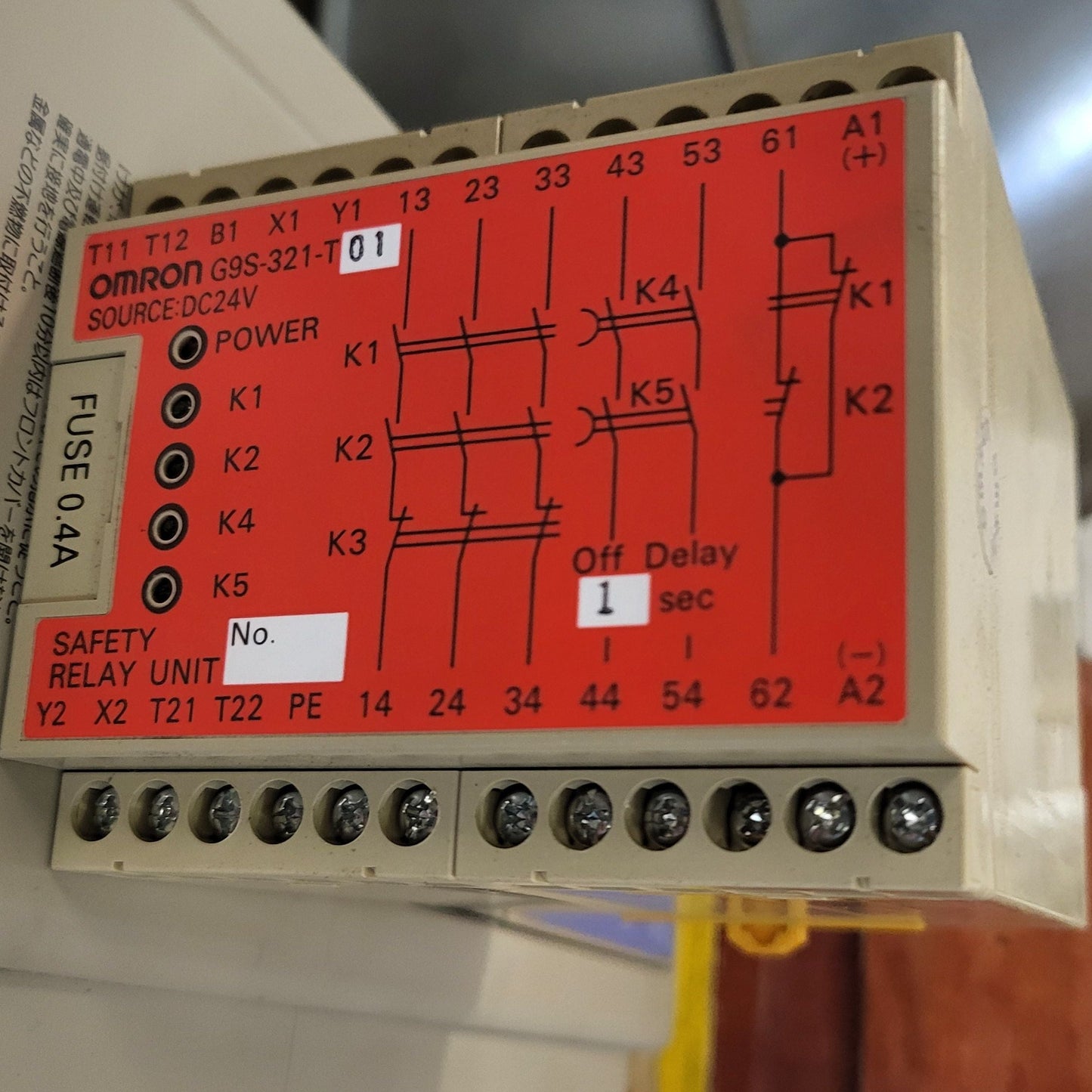 G9S-321-T01, реле безпеки Omron