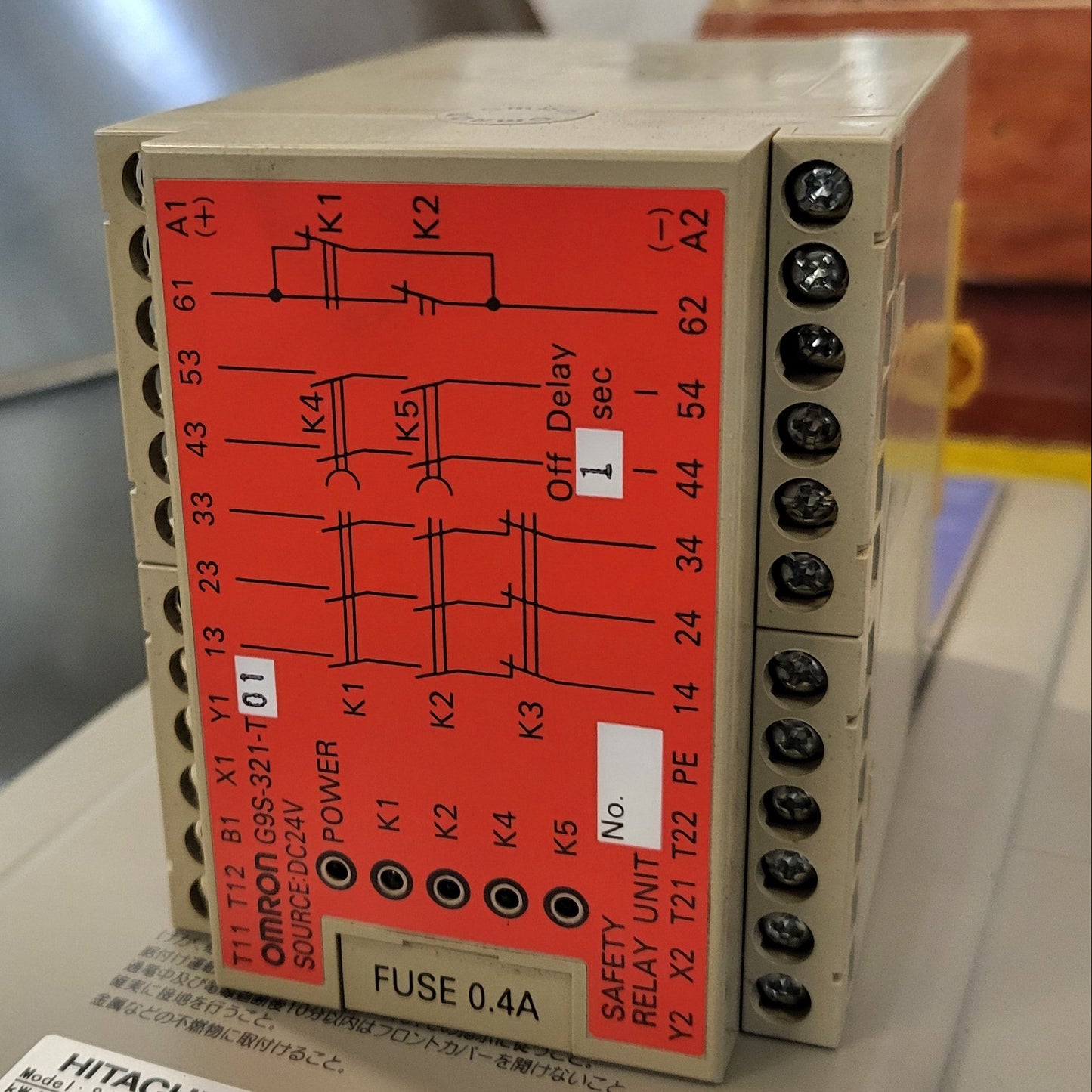 G9S-321-T01, реле безпеки Omron