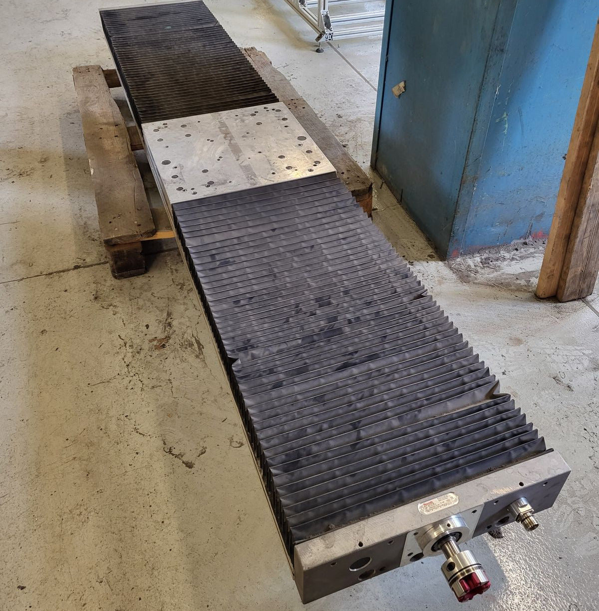 TKK 35-455 AI, meja linier dengan sekrup bola, Rexroth