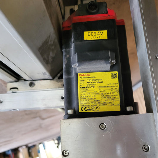 A06B-0213-B400, AC szervo motor, 0.75 kW, 1.5 A, Fanuc