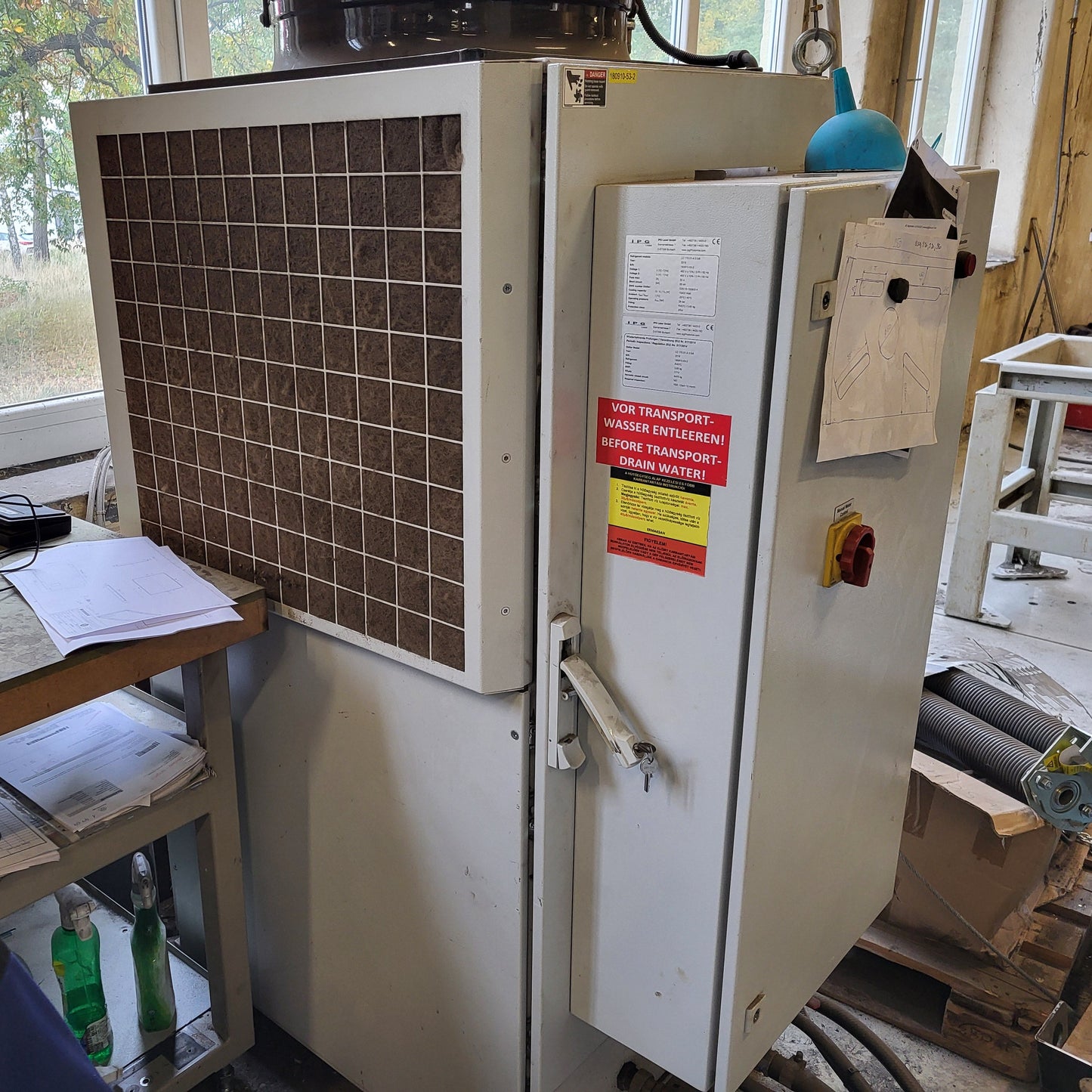 LC 170.01-A 3.5/6, pendingin laser, IPG Laser GmbH.