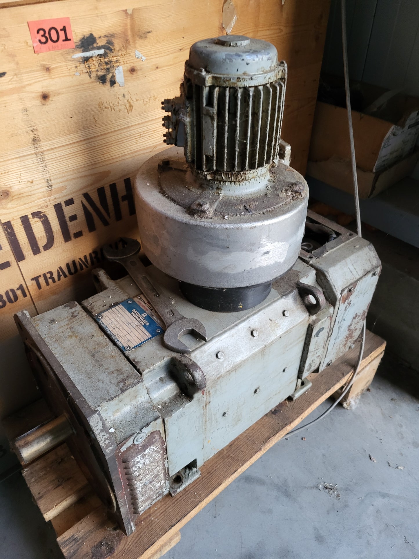 GNAFF 112 MV, Baumüller, DC-Servo, Spindelmotor, 11,2-11,2-7,3kW