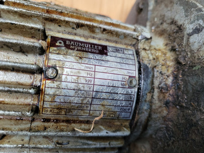 GNAFF 112 MV, Baumüller, DC-Servo, Spindelmotor, 11,2-11,2-7,3kW