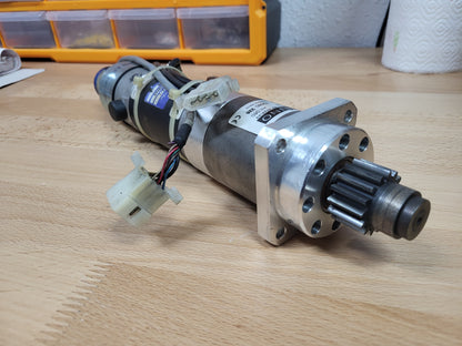 RX120LR1207 Parvex márkájú, DC szervo motor (+ Mijno gear), 0.285Nm