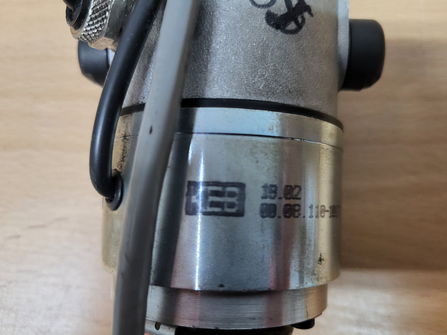 RX120LR1207 Parvex márkájú, DC szervo motor (+ Mijno gear), 0.285Nm