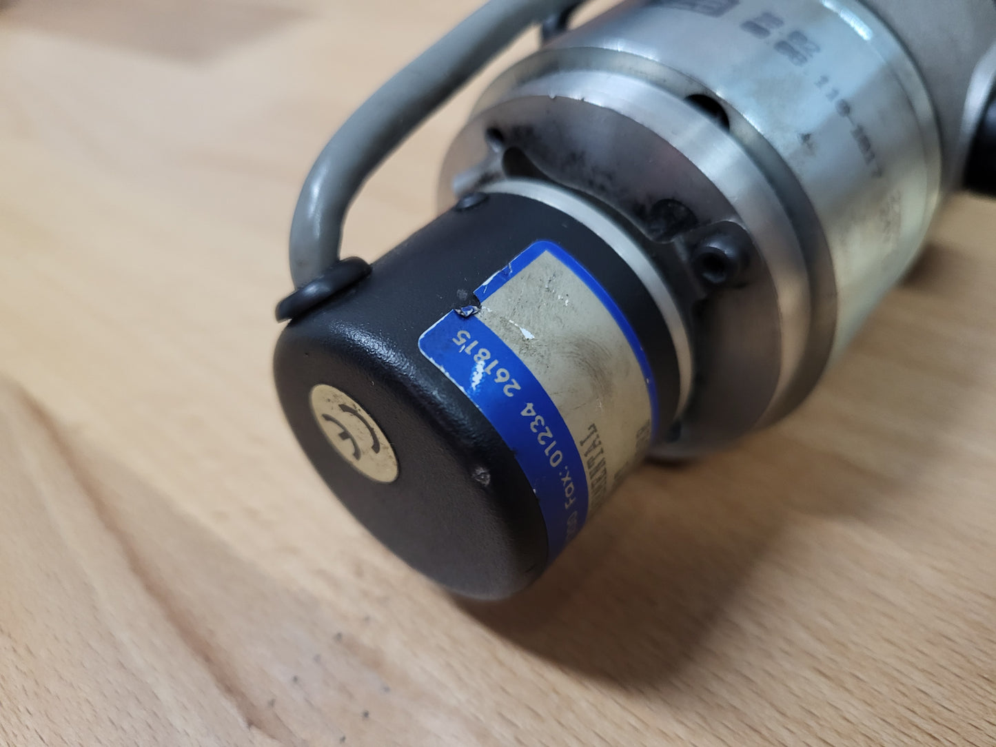 RX120LR1207 Parvex márkájú, DC szervo motor (+ Mijno gear), 0.285Nm