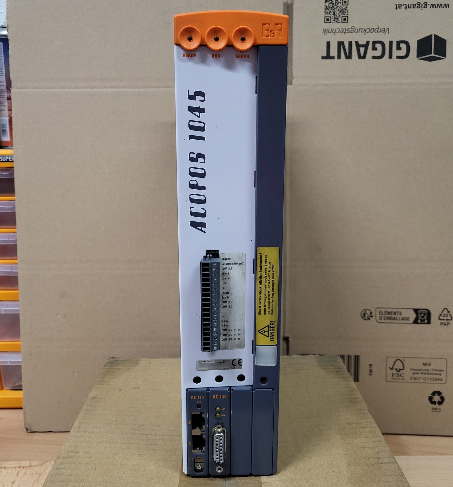 8V1045.00-2, Acopos, B&R szervo hajtás, 4.4A, 2kW