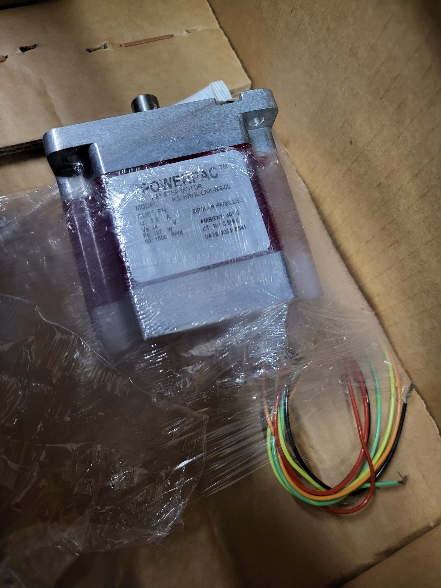 K31HRHL-LNK-NS-00, Powerpac, 1.8° léptetőmotor, 8.6A, 0.127kW