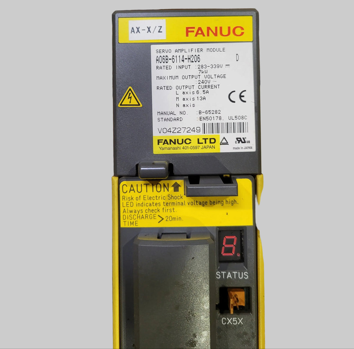 A06B-6114-H206, 2-tengelyes, ALPHA i szervo erősítő, 6.5/13A, Fanuc