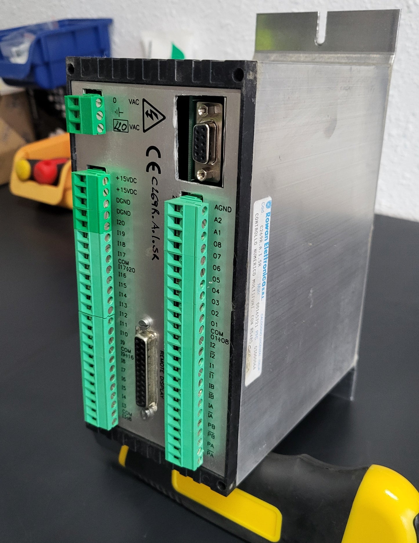 C269R.A.I.SR, multifunktionales Einachsen-Positionierungsmodul, Rowan Elettronica Srl.